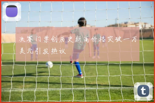决赛门票创历史新高价格突破一万美元引发热议